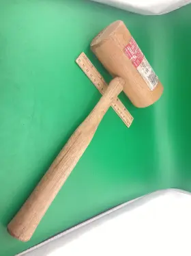 025545502161 LINK STAR Barrel Hickory Mallet Carpenters