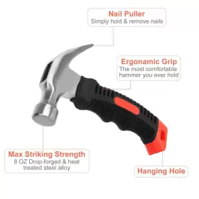 696629692865 LISHINE Pack Hammer Stubby Claw Mini Kids Wome #3
