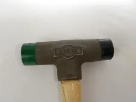 125H LIXIE Machinist Deadblow Hammer Faces Cracked Handle #2