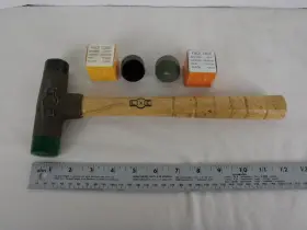 125H LIXIE Machinist Deadblow Hammer Faces Cracked Handle