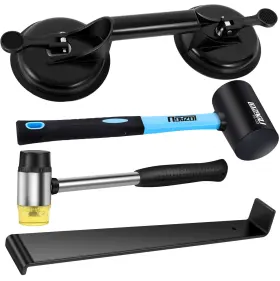 LOZ-CZ04 LOZAGU Floor Gap Fixer Tool Set Suction Cup Rubber