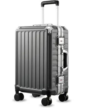 8010-GBK20 LUGGEX Luggage Spinner Wheels Frame Zipperless