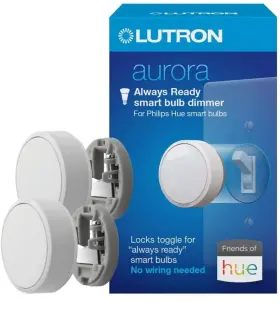 Z3-1BRL-WH-L0-2 LUTRON Dim Philips Hue Bulbs Removing Aurora