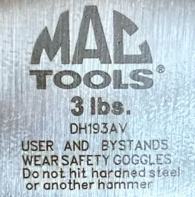 DH193AV MAC TOOLS Antivibe Hammer #2