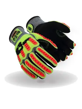 TRX775XXL-6 MAGID Gloves Ansi Sandy Nitrile Coated Impact Rex