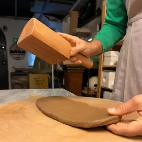 732131961935 MAKEMAKE Tools Handmade Wooden Clay Mallet