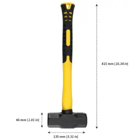 758226509271 MANCHAP Sledge Hammer Mini Club Fibergl #2