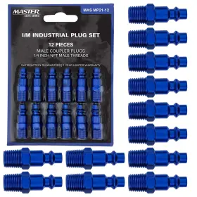 MP21-12 MASTER AIRBRUSH Air Fitting Set Npt Elite Plug Male