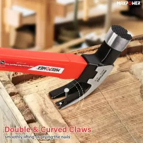 936279519841 MAXPOWER Claw Hammer Fiberglass Handle Rubber #2