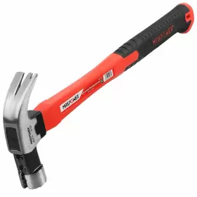 936279519841 MAXPOWER Claw Hammer Fiberglass Handle Rubber