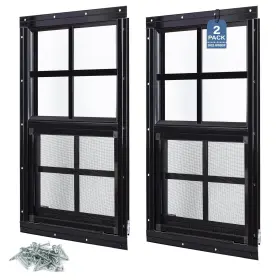 SW-12-18W MELKUS Shed Windows Flush Mount Household Tempered