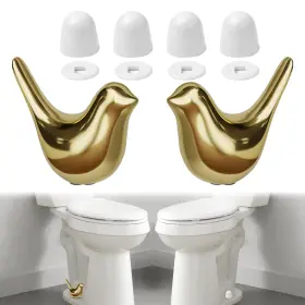 MT-TBC24-JIN MENNTY Toilet Bolt Caps Ceramic Birds Pack