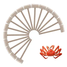 8541910341 MGTECH Wooden Crab Lobster Mallets Nature Hardwood