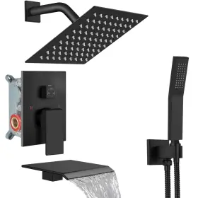 B08Z7WB4Z7 MIDANYA Shower Spout Bathtub Faucet Square