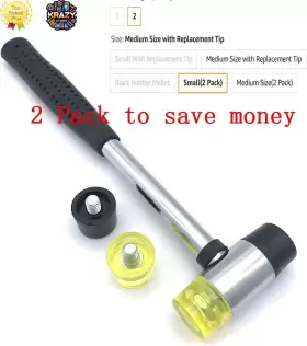 HAMMER01 MIKMAYTOO Double Faced Rubber Hammer Jewelry #2