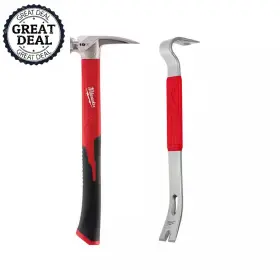 313044256204 MILWAUKEE Poly Fiberglass Handle Hammer Pry Bar