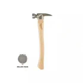 445021052028 MILWAUKEE Wood Milled Hickory Framing Hammer