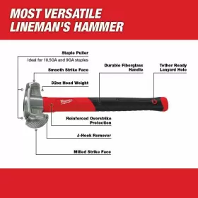 48-22-9040-48-22-6100 MILWAUKEE Linemans Hammer High Leverage #2
