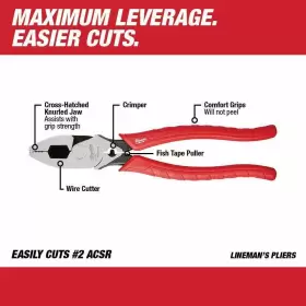 48-22-9040-48-22-6100 MILWAUKEE Linemans Hammer High Leverage #3
