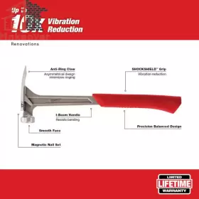 711181293241 MILWAUKEE Framing Hammer Pry Bar #2