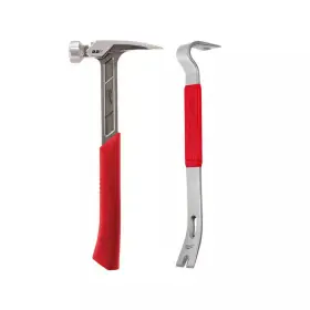 711181366877 MILWAUKEE Milled Framing Hammer Pry Bar