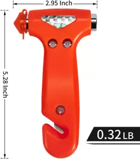 445035224282 MOTORBUDDY Car Safety Hammer Seatbelt Cutter #3