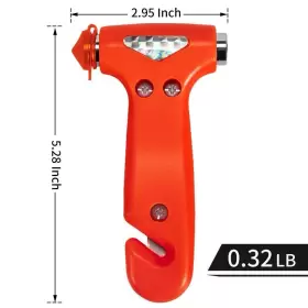 886268716996 MOTORBUDDY Car Safety Hammer Seatbelt Cutter Ham #3