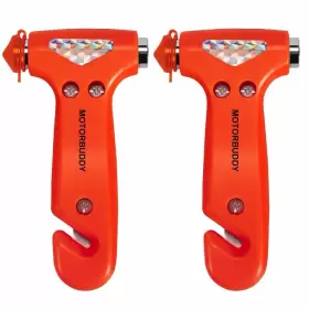 886268716996 MOTORBUDDY Car Safety Hammer Seatbelt Cutter Ham