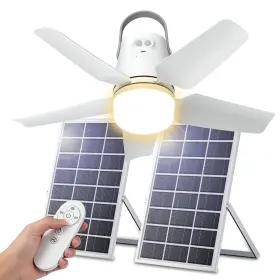 794808984876 MOWIZIP Wireless Rechargeable Ceiling Fan Light