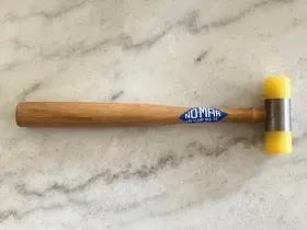 00150 DOUBLE Faced Hammer Mallet Wooden Handle