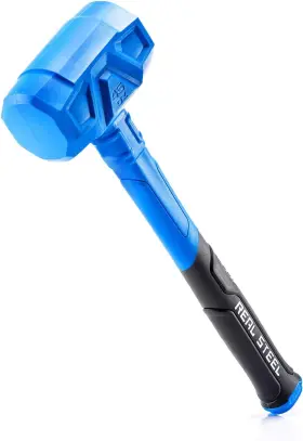0318 BLOW Hammer Steel Core Handle Marring Rubber Mallet