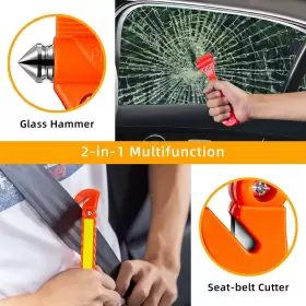 078741976588 NOMIOU Pack Safety Hammer Emergency Escape Tool #3
