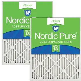 20X25X1M13-2 NORDIC PURE Breathe Air Cleaner Merv Filters