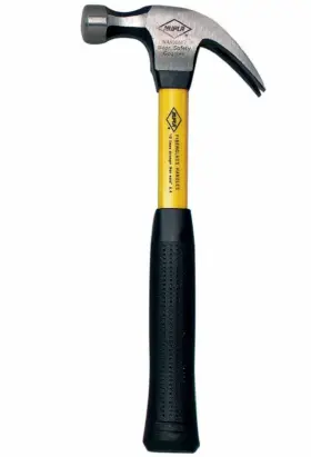 17-020 NUPLA Fiberglass Handle Claw Hammer Forged Steel Head