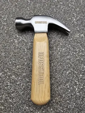 639395668405 OFOSSTOOL Claw Hammer Wood Handle Alloy Steel #3