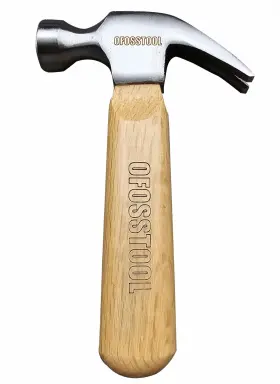 639395668405 OFOSSTOOL Claw Hammer Wood Handle Alloy Steel