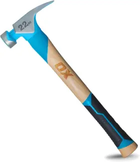 OX-P089322 OX TOOLS Pro Hickory Milled Framing Carpent Hammer