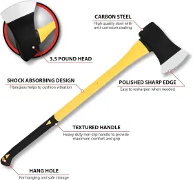 M7109 PERFORMANCE TOOL Axe Fiber Glass Handle #2