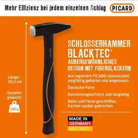 0032700-0400 PICARD Cross Peen Riveting Hammer Alloyed Steel #2
