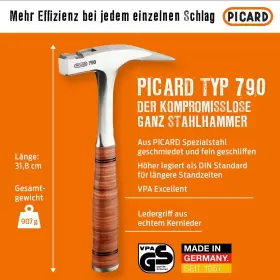 016671023084 PICARD Grip Solid Steel Latthammer #2
