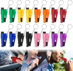 445000840875 PIFOOG Car Window Breaker Keychain Emergency Bre
