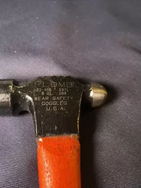 11496 PLUMB Hickory Ball Pein Hammer #2