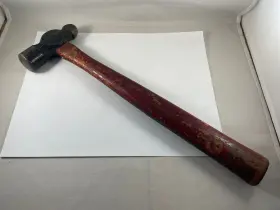 B373 PLUMB Ball Peen Hammer Wooden Handle Wedge