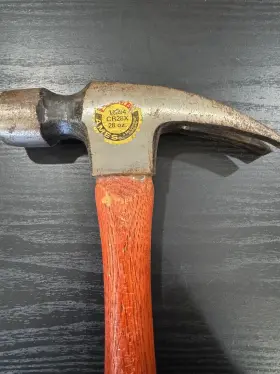 CR28X PLUMB Straight Claw Hammer Wood Handle Ames Mcdonough #2