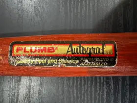 CR28X PLUMB Straight Claw Hammer Wood Handle Ames Mcdonough #3