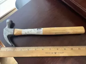 51007 POPULAR MECHANICS Curved Claw Hammer Hickory Handle #2