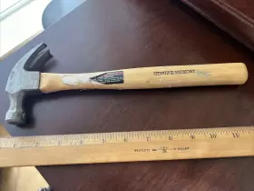 51007 POPULAR MECHANICS Curved Claw Hammer Hickory Handle