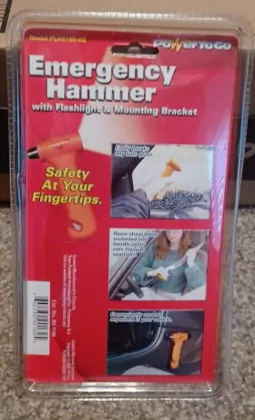 662230901825 POWER Emergency Hammer Flashlight Bracket Go #3
