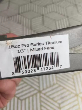 BH16TIM PRO SERIES Boss Hammer Milled Framing Titanium Handle #3