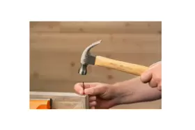 69319 STEEL Head Wood Claw Hammer Wooden Handle #2